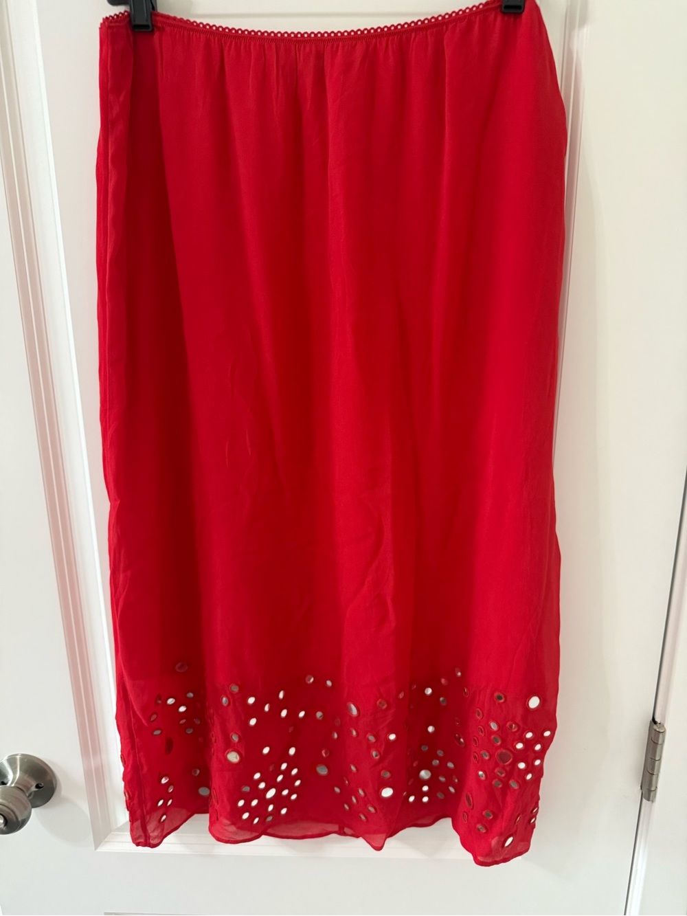Chiffon mirror embellishment midi slip skirt - Picture 8 of 8